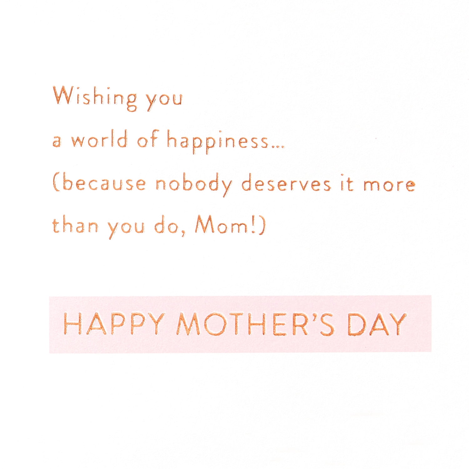 American Greetings Mother's Day Card for Mom (LOVED APPRECIATED)