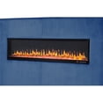thumbnail image 4 of Galaxy Home Lizelle 5-Piece Velvet Upholstered King Bedroom Set in Blue, 4 of 15