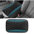thumbnail image 1 of LAICAIW Car Center Console Cover, Universal Leather Waterproof Armrest Seat Box Cover Protector, Comfortable Car Decor Accessories Fit for Most Cars, Vehicles, SUVs-gem green, 1 of 7