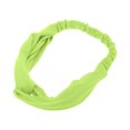 thumbnail image 1 of Ofertas Únicas 1 Pc Diadema Cruzada Elástica Sencilla Sólida para Mujeres Verde Fluorescente, 1 of 6