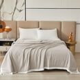 thumbnail image 2 of YELEE Cooling Blanket for All-Season Size Queen Summer Lightweight Blankets for Sofa Bed Grey Silky Ultra Soft Comforter, 2 of 7