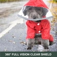 thumbnail image 4 of Chubasquero Impermeable De Poliéster Dinasour Para Mascotas Con Tiras Reflectantes Para Perros Y Gatos Monstrate HA023018-00, 4 of 7
