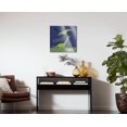 thumbnail image 4 of Rawr! Dinosaurs Blue Geometric 24 x 24 Glass Wall Hanging Sign, 4 of 4