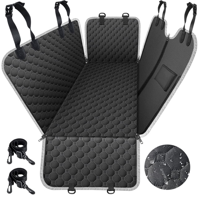 Funda para asiento de coche Mancro para perros trasero impermeable Universal