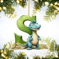 thumbnail image 2 of Riforla Dinosaur 26 Letters Acrylic Pendant Home Decoration Car Pendant Backpack Pendant Hangs S, 2 of 4