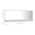 thumbnail image 4 of vidaXL Bathroom Mirror Concrete Grey 100x10.5x37 cm Engineered Wood, 4 of 4