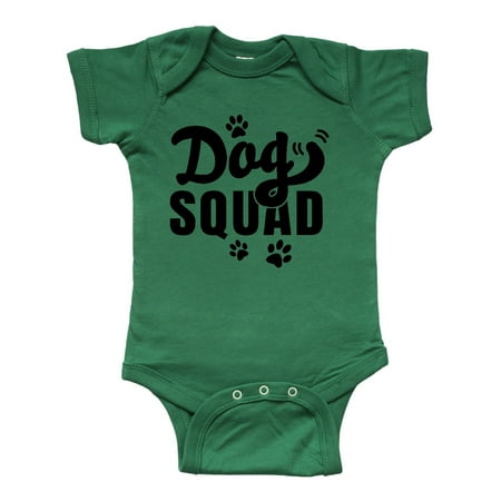 

Inktastic Dog Squad with Paw prints Gift Baby Boy or Baby Girl Bodysuit