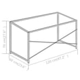 thumbnail image 4 of vidaXL Computer Desk Black 120x60x70 cm, 4 of 5