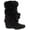 Black, variant on EZGD Blossom Talia-Hi Women Ladies Mukluk Faux Fur Mid Calf Warm Winter Snow Boots Black Size 5.5