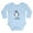 Sky Blue, variant on - Blue Footed Booby Long Sleeve Infant Bodysuit - Long Sleeve Cotton Baby Bodysuit