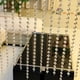 thumbnail image 2 of Lámpara de araña de bricolaje con forma de estrella, cortinas de cuentas de cristal para decoración del hogar, elegante patrón de ondas, cuentas transparentes para divisor de ambientes, pantalla de, 2 of 7