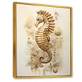 thumbnail image 2 of Designart "Enchanted Seahorse Elegance III" Animals Seahorse Floater Framed Canvas Prints, 2 of 5