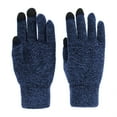 thumbnail image 2 of Women's Winter Touchscreen Gloves Warm Knit Texting Gloves Fleece Lined Gloves with Elastic Cuff, 2 of 8