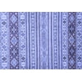thumbnail image 1 of Ahgly Company Indoor Rectangle Abstract Blue Modern Area Rugs, 2' x 3', 1 of 4