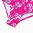 thumbnail image 6 of Barbie Girls Swimsuit Long Sleeve Rash Guard One Piece Half Zip Quick Dry Bathing Suit Sizes 6-7Y, 6 of 9
