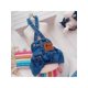 thumbnail image 5 of 1pc Fashionable Dog Jumpsuit Clothes For Teddy French Bulldog, Denim Overalls Design, 5 of 5