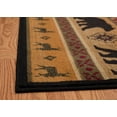 thumbnail image 3 of United Weavers Essence Mountain Bear Spice Multi Woven Polypropylene Runner Rug, 1'10" x 7'2", 3 of 4