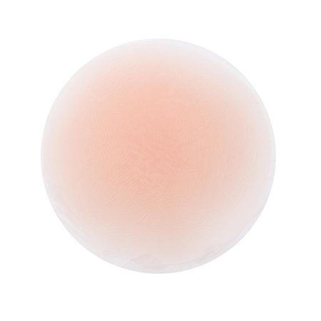 Nude Round Silicone Reusable Eye Lashes Pad Pallet Stand Extension