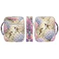 thumbnail image 3 of HELLHERO Hummingbird Hydrangea Print Quilted Bible Cover, Handle Lightweight Bible Cover Case Stretch Polyester Bible Carrier Tote Bag for Pilgrimages Daily Scripture Reading, 3 of 9