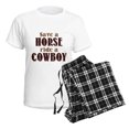 thumbnail image 4 of CafePress - Save A Horse Women's Light Pajamas - Women's Short Sleeve Print T-Shirt and Pants Light Cotton Pajama Set, 4 of 7