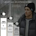 thumbnail image 7 of Zukuco LED Bluetooth Beanie Hat with Light, Music Beanie Hat, Rechargeable Headlamp Knitted Beanie for Men Women Dad, 7 of 7