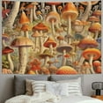 thumbnail image 2 of BCIIG Mushrooms Alex Grey Psychedelic Art Tapestry Wall Hanging Unique Style Graphic Tapestries Home Wall Decor for Living Room Bedroom Apartment Farmhouse Dorm 60x50inch, 2 of 6