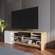 thumbnail image 4 of Mesa TV Mundi, Atlas del Descanso, hasta 65" color Blanco con roble, 4 of 7