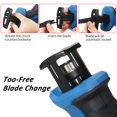 thumbnail image 4 of Amdohai 12V Cordless Reciprocating Saw with Support Frame , 2PCS 2.0Ah Li-Ion Battery with Charger, Variable, 4 of 7