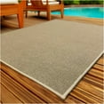 thumbnail image 6 of Koeckritz Rugs 9' x 11' Premium Ribbed Indoor/Outdoor Area Rug Quick Dry, Lightweight, Taupe, 6 of 8