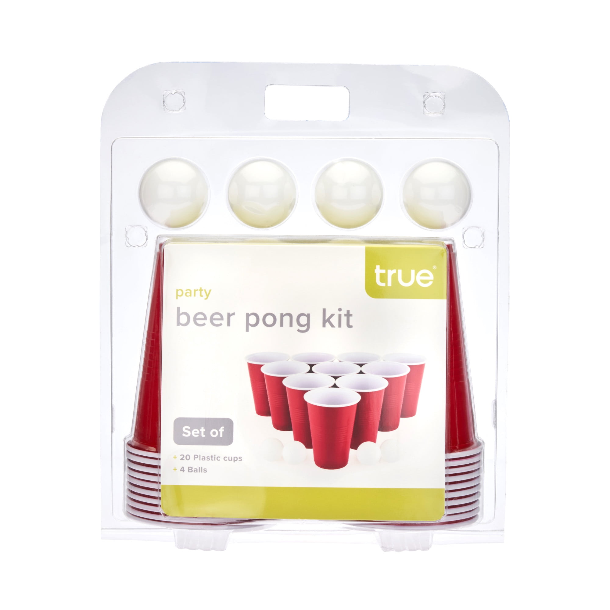 Beer Pong Cups, 22 Cups 4 Ping Professional Plastic Beer Pong Set for  Party, Christmas, Holiday, Drinking Games, etc.(red cups 11+black  cups11+4balls)