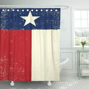 SUTTOM Star Flag Texas Texan for You Abstract Vote America Shower Curtain 60x72 inch