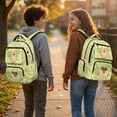 thumbnail image 2 of KUIFORTI Clover Capybara Kids School Backpack for Students Elementary School Versatile Bookbag with Multiple Storage Pockets Girls 8-14 Years Backpacks 17 Inch, 2 of 7