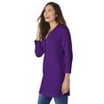thumbnail image 3 of Woman Within Plus Size Thermal Button-Front Tunic, 3 of 6