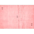 thumbnail image 1 of Ahgly Company Indoor Rectangle Solid Red Modern Area Rugs, 2' x 5', 1 of 4