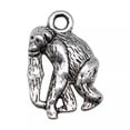 thumbnail image 2 of K-KED 110 Pcs Antique Silver orangutan Charms Pendant 14x10MM B13701, 2 of 3