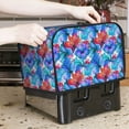 thumbnail image 7 of Yiaed Bright Flowers Print Two Slice Bread Machine Cover, Universal Size Kitchen Appliance Cover for Bread Machine,Bread Machine Cover, 7 of 7