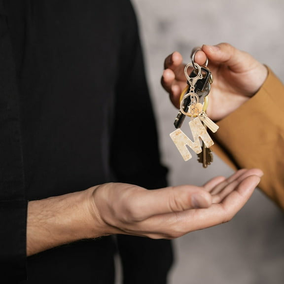 WHAMVOX  Letter Keychain Charms Pendant Backpack Backpacks Man Travel