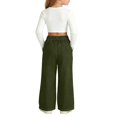 thumbnail image 6 of LWNYDPLSD Baggy Pants for Girls Elastic Waist Wide Leg Loose Denim Pants Kids Drawstring Strechy Trousers Teen Girl Summer Casual Clothes, 6 of 9