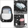 thumbnail image 4 of Cat and Moon Gothic Pattern 17" School Backpacks for Teens,Waterproof Oxford Fabric,S-Shape Padded Straps for School,Travel,Hiking,Camping, 4 of 6