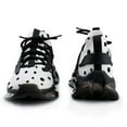thumbnail image 3 of Messy Black Dots on White Background Walking Shoes for Men Woman Lightweight Tennis Fashion Elastic Sports Shoes Cushion Basketball Shoes, 3 of 7