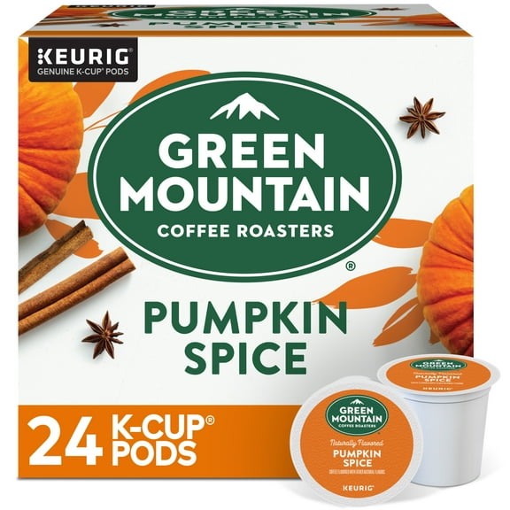 Green Mountain Coffee Roasters, Pumpkin Spice Light Roast K-Cup Coffee Pods, 24 Count