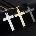 thumbnail image 5 of MAGAZINE 1PC Personality Fashion Cross Scripture Pendant Exquisite Titanium Steel Verses Word Necklace Best Gift For Lovers Relatives Friend, 5 of 8
