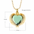 thumbnail image 2 of Personalized Engrave Crystal Heart Cremation Jewelry for Ashes Holder Urn Necklace for Ashes of Loved One, 2 of 6