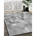 thumbnail image 3 of Ahgly Company Machine Washable Indoor Rectangle Transitional Gray Area Rugs, 4' x 6', 3 of 7