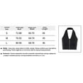 thumbnail image 2 of SUNSIOM Women's Sleeveless Tank Top Deep V-Neck Zipper Halter Camisole, 2 of 9