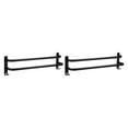 thumbnail image 2 of Youkk Rustproof Towel Bar Shower Towel Rack Kitchen Bathroom 2 Layer 40cm Regular 2Set, 2 of 6