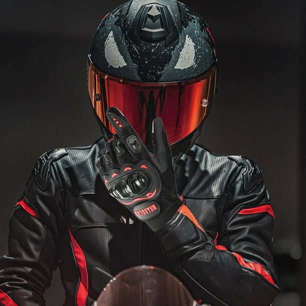 Guantes de Moto para Las Cuatro Estaciones, Cálidos, Antideslizantes y con Pantalla Táctil. para Hombre y Mujer.