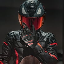 Steadline All-Season Motorcycle Riding Gloves with Touchscreen Fingers - Anti-Slip Reinforced Palm for Better Grip - Breathable Mesh Design for Comfortable Long Distance Riding