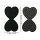 thumbnail image 4 of 2 Piezas de Almohadillas para el Cabello en Forma de Corazón, Parche para Flequillo para Mujeres, Cintas Mágicas para el Cabello, Sujetadores de Cabello Negros, 4 of 7