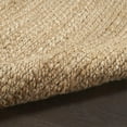 thumbnail image 2 of Nourison Natural Jute Solid Natural 4' x 6' Area Rug (4x6), 2 of 11